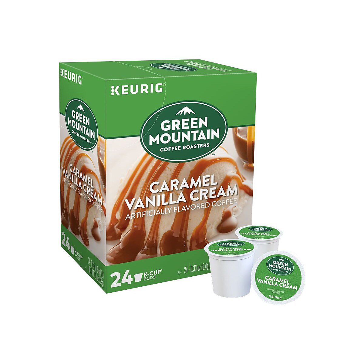 Keurig(R) Green Mountain Coffee(R) Caramel Vanilla Creme K-Cup(R) - 24