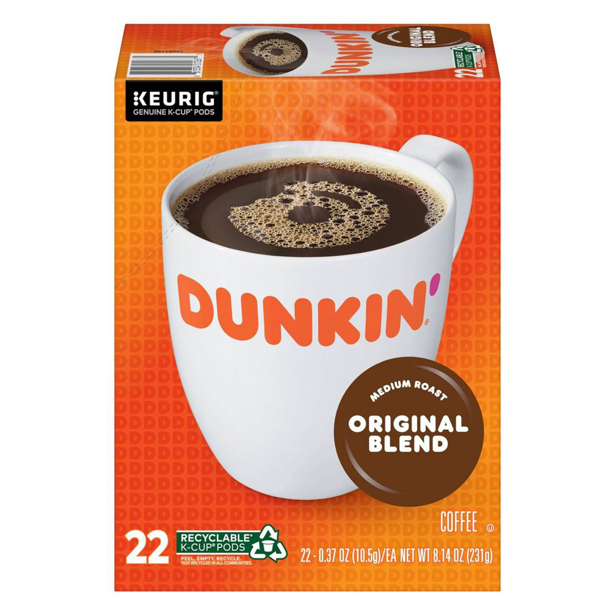 Keurig(R) Dunkin Donuts Original Blend K-Cup(R) - 22 Count