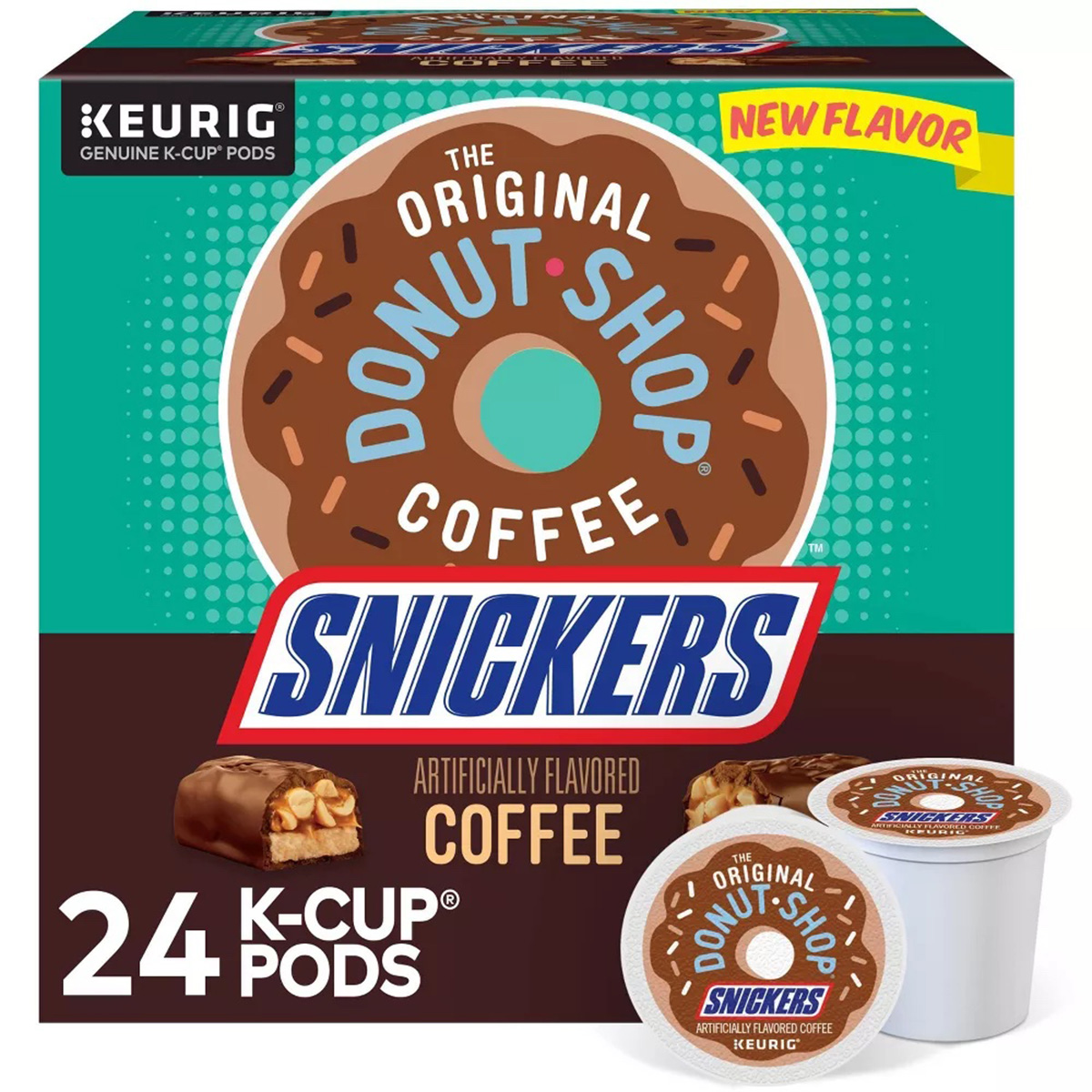 Keurig(R) The Original Donut Shop(R) Snickers K-Cup(R) - 24 Count
