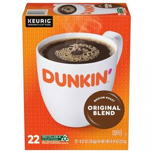 Keurig(R) Dunkin'(R) Original K-Cup(R) - 22 Count