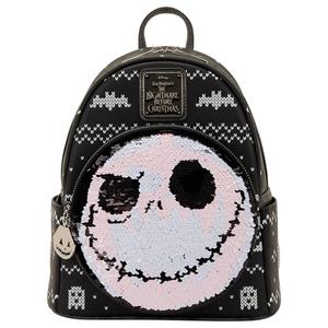 Womens Loungefly Nightmare Before Christmas Sequin Mini Backpack alternate view