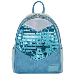 Womens Loungefly Elsa Glitter Sequin Mini Backpack