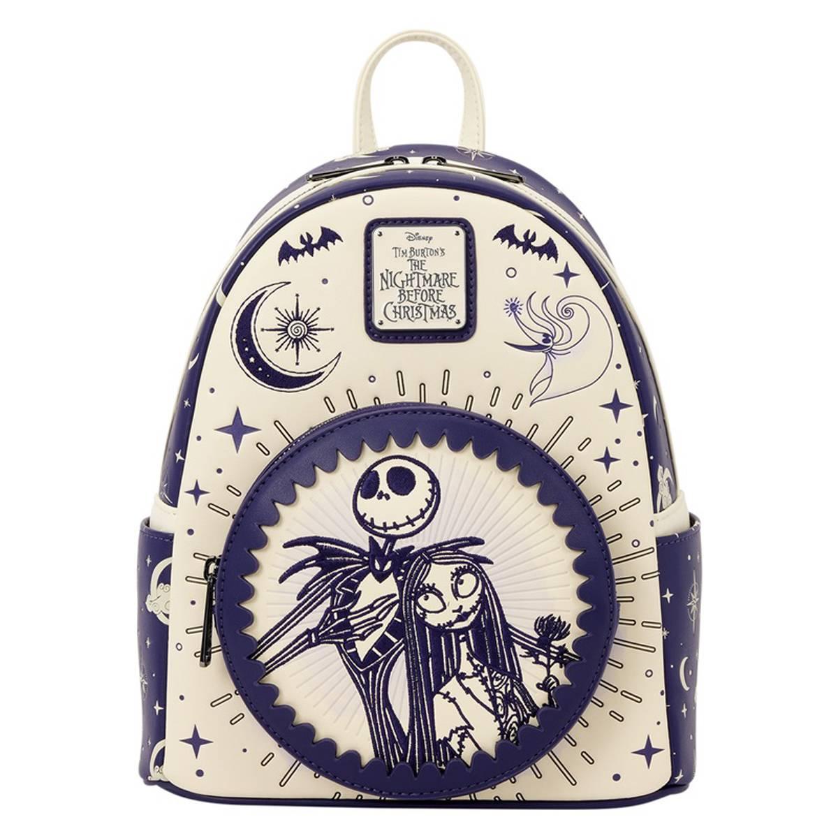 903771 Jack Skellington & Sally Night Sky Mini Backpack by Loungefly