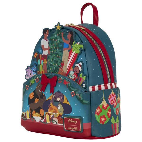 Womens Loungefly Lilo & Stitch Holiday Backpack alternate view