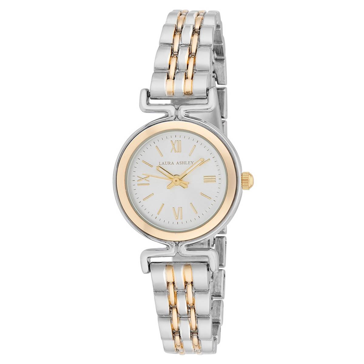 Womens Laura Ashley(R) Roman Numeral Dial Watch - LA2107TTYG