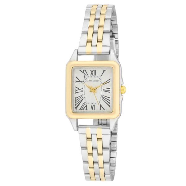 Womens Laura Ashley(R) Square Heritage Watch - LA2132TTYG