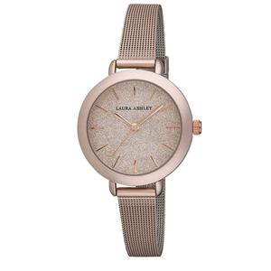 Womens Laura Ashley(R) Glitz Sparkle Dial Watch - LA31069RG