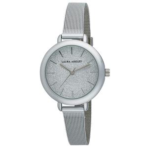 Womens Laura Ashley(R) Glitz Sparkle Dial Watch - LA31069SS