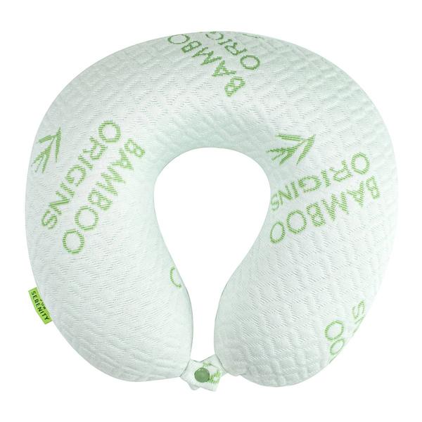 Pur Serenity Bamboo Origin Memory Foam Travel Neck Pillow