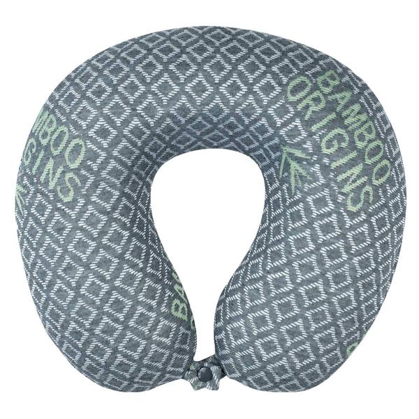 Pur Serenity Bamboo Origin Allover Memory Foam Travel Neck Pillow