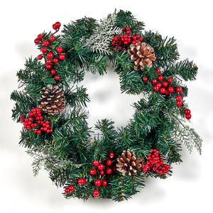 Pine Cones & Berries Cedar Wreath