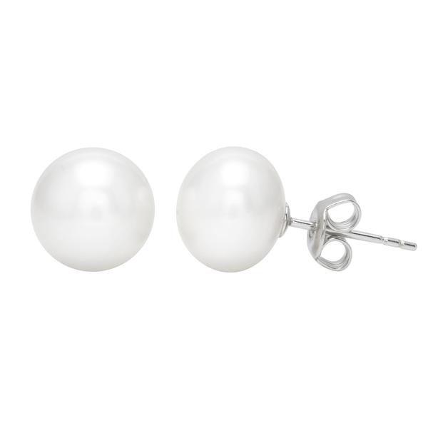 Gemstone Classics(tm) Sterling Silver & Freshwater Pearl Earrings