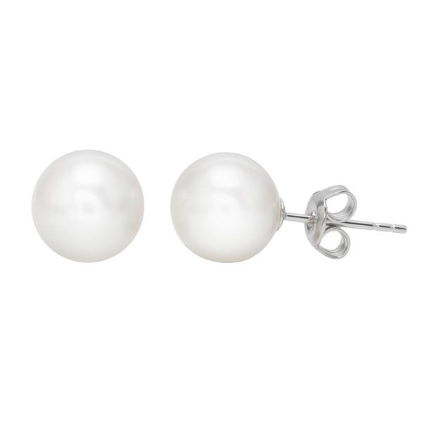 Gemstone Classics(tm) Sterling Silver Freshwater Pearl Stud Earrings
