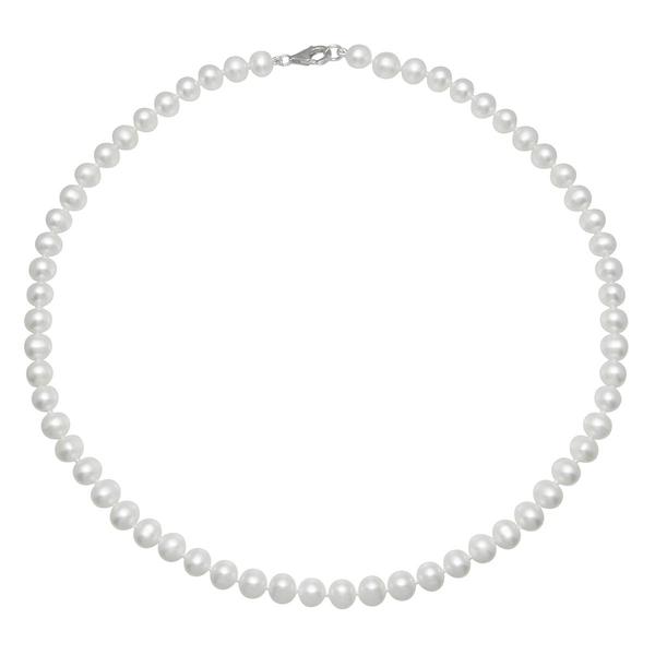 Gemstone Classics(tm) Sterling Silver & Freshwater Pearl Necklace