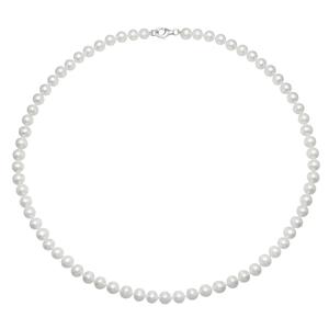 Gemstone Classics(tm) 18in. Sterling Silver & 6x7mm Pearls Necklace
