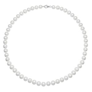Gemstone Classics(tm) 18in. Sterling Silver & 7x8mm Pearls Necklace