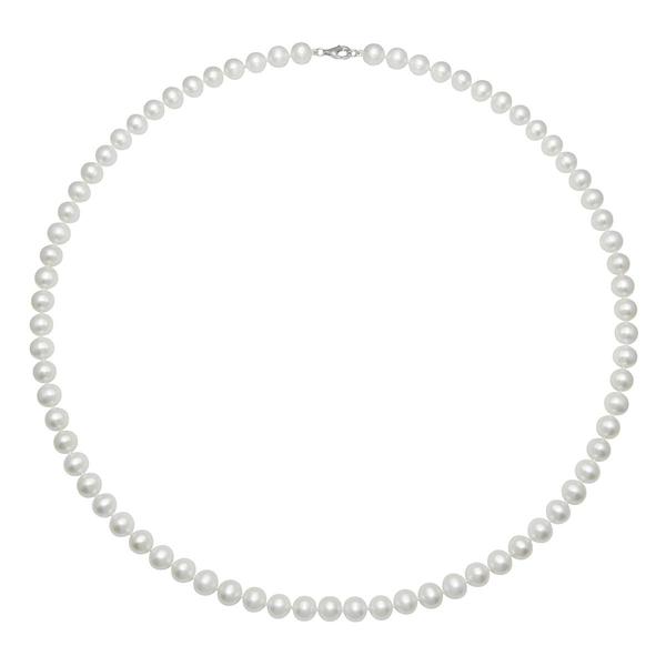 Gemstone Classics(tm) 24in. Sterling Silver & Pearl Strand Necklace