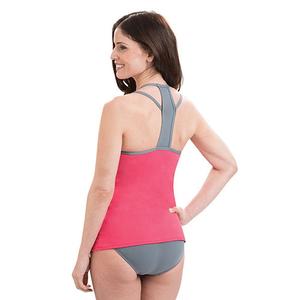 Womens Dolfin(R) Aquashape T-Strap Tankini Swim Top alternate view