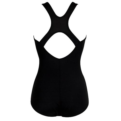 Womens Dolfin(R) Conservative Lap One Piece Swimsuit - Black alternate view