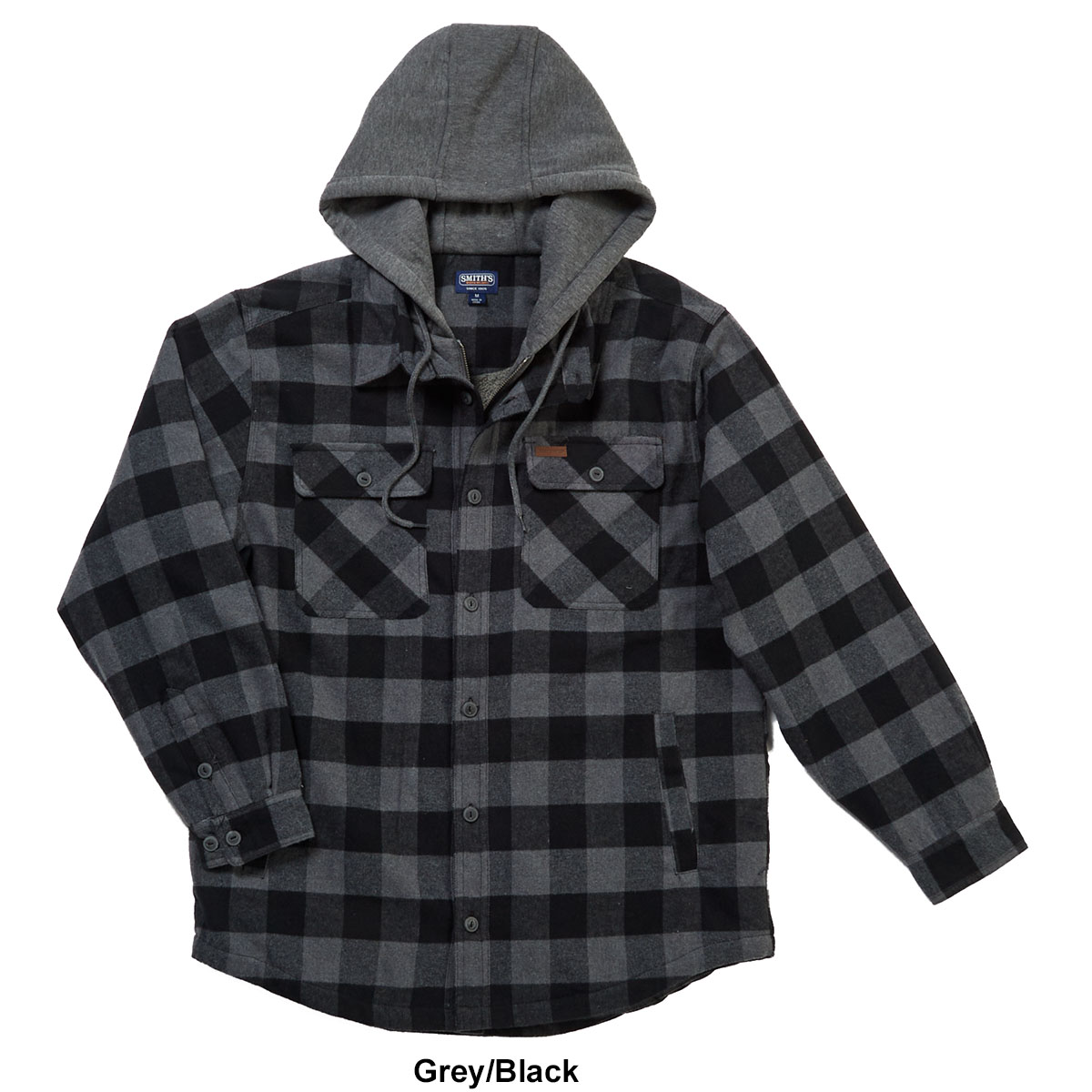 Mens Smith's Sherpa Lined Flannel Shirt Jacket