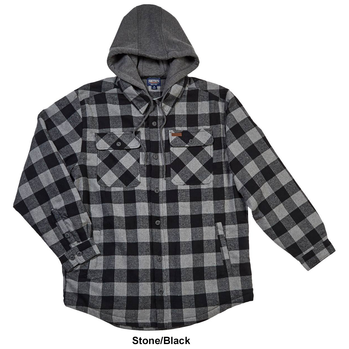 Mens Smith's Sherpa Lined Flannel Shirt Jacket