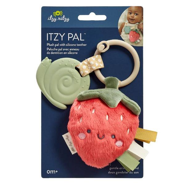 Baby Unisex Itzy Ritzy Pal(tm) Strawberry w/ Silicone Snail Teether