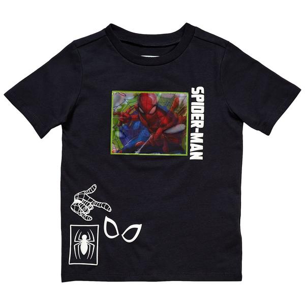Boys (4-7) Marvel Spider-Man Lenticular Short Sleeve Tee