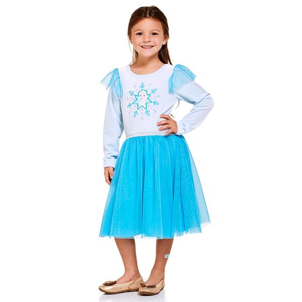 Toddler Girl Disney Frozen Elsa Velour Ballerina Tutu Dress