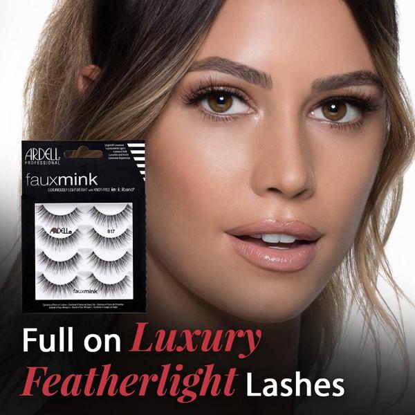Ardell(R) Faux Mink False Eyelashes #817 - 4 Pack alternate view