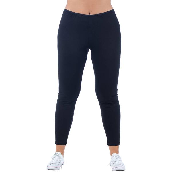 Plus Size 24/7 Comfort Apparel Ankle Length Stretch Leggings
