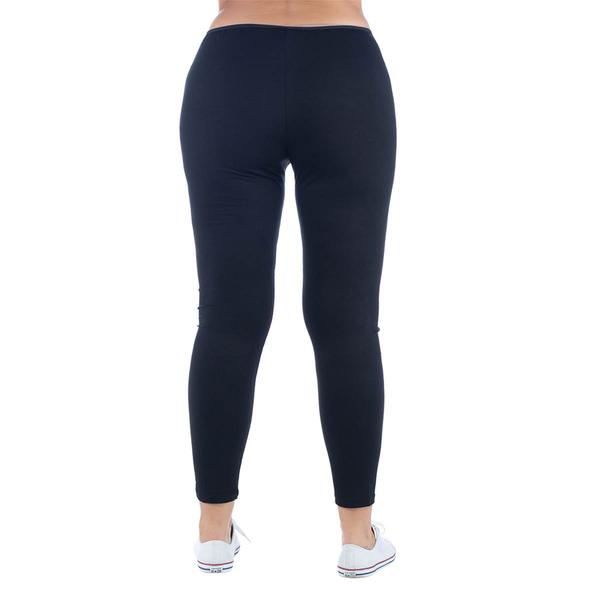 Plus Size 24/7 Comfort Apparel Ankle Length Stretch Leggings alternate view