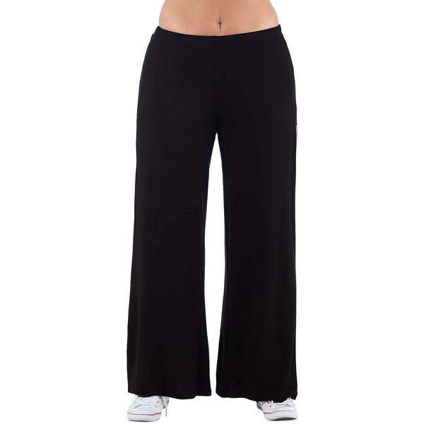 Plus Size 24/7 Comfort Apparel Palazzo Pants