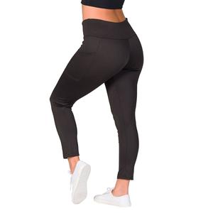 Womens 24/7 Comfort Apparel Side Pocket Yoga Leggings alternate view