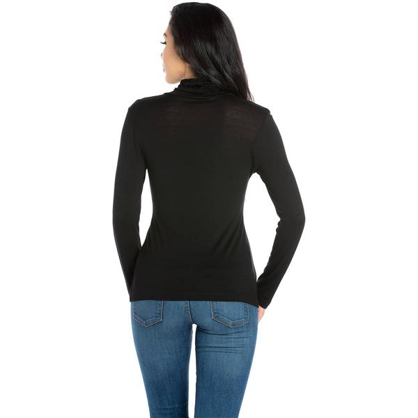 Womens 24/7 Comfort Apparel Classic Long Sleeve Turtleneck alternate view