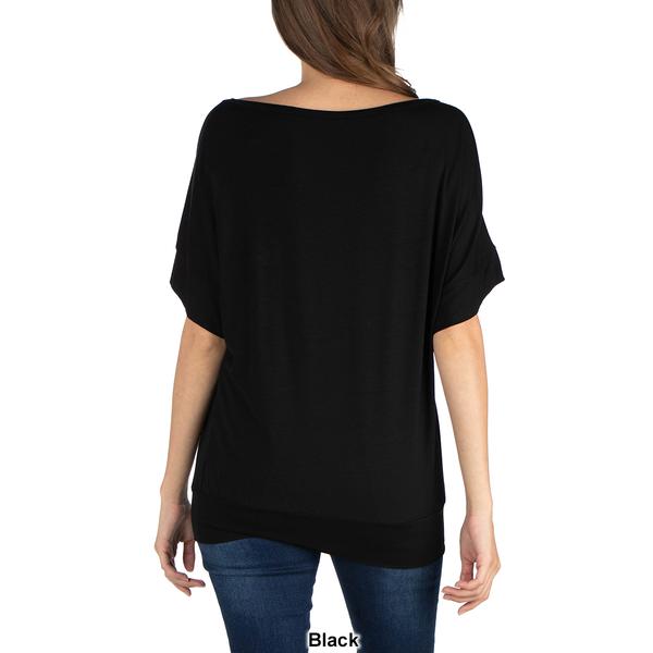 Womens 24/7 Comfort Apparel Loose Fit Dolman Top alternate view