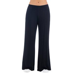 Womens 24/7 Comfort Apparel Solid Palazzo Pants