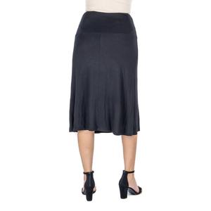 Womens 24/7 Comfort Apparel A-Line Knee Length Skirt alternate view