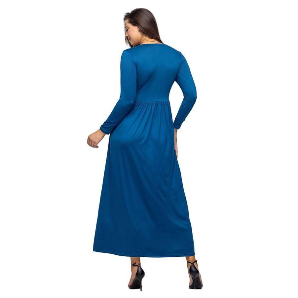 Womens 24/7 Comfort Apparel Empire Waist Pocket Dress alternate view
