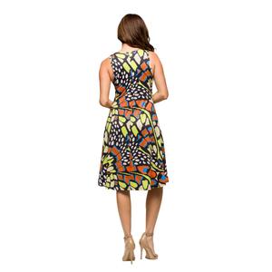 Womens 24/7 Comfort Apparel Butterfly Tank A-Line Dress alternate view