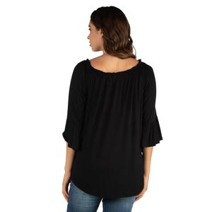 Womens 24/7 Comfort Apparel Loose Fit Tunic Maternity Top alternate view