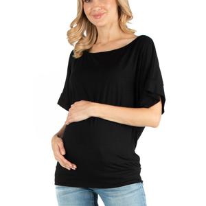 Womens 24/7 Comfort Apparel Dolman Maternity Top alternate view