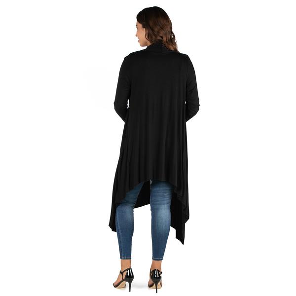 Womens 24/7 Comfort Apparel Extra Long Maternity Cardigan alternate view