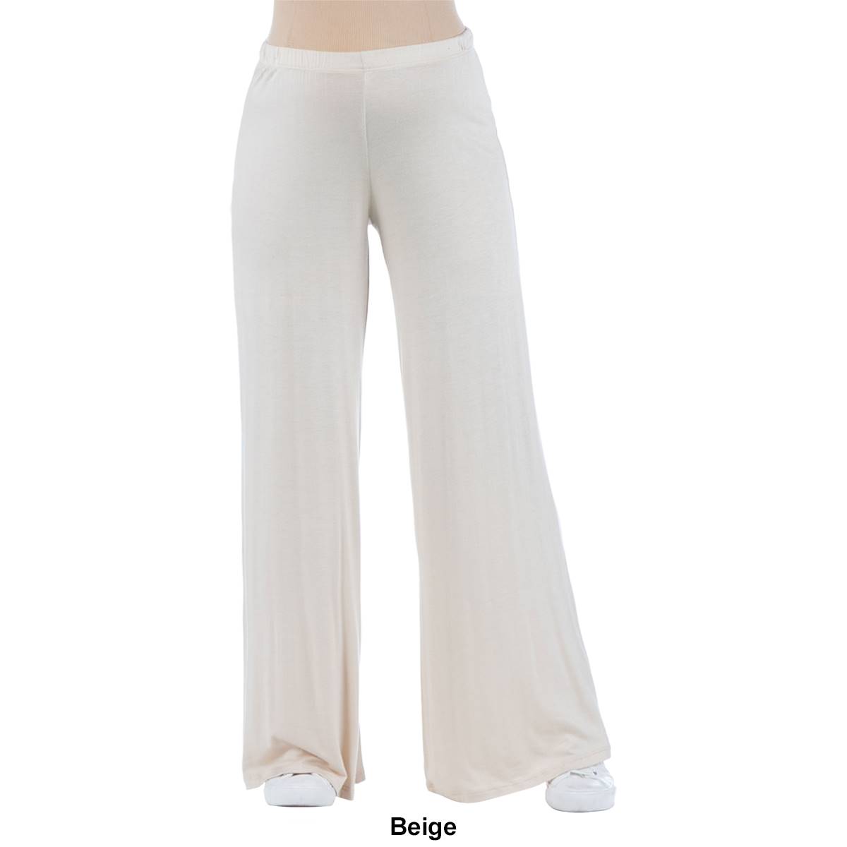 Womens 24/7 Comfort Apparel Solid Palazzo Maternity Pants