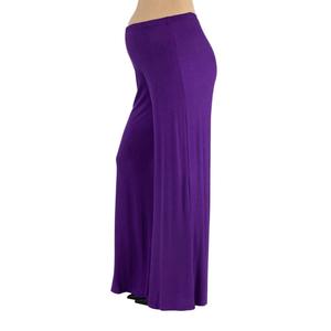 Plus Size 24/7 Comfort Apparel Palazzo Maternity Pants alternate view