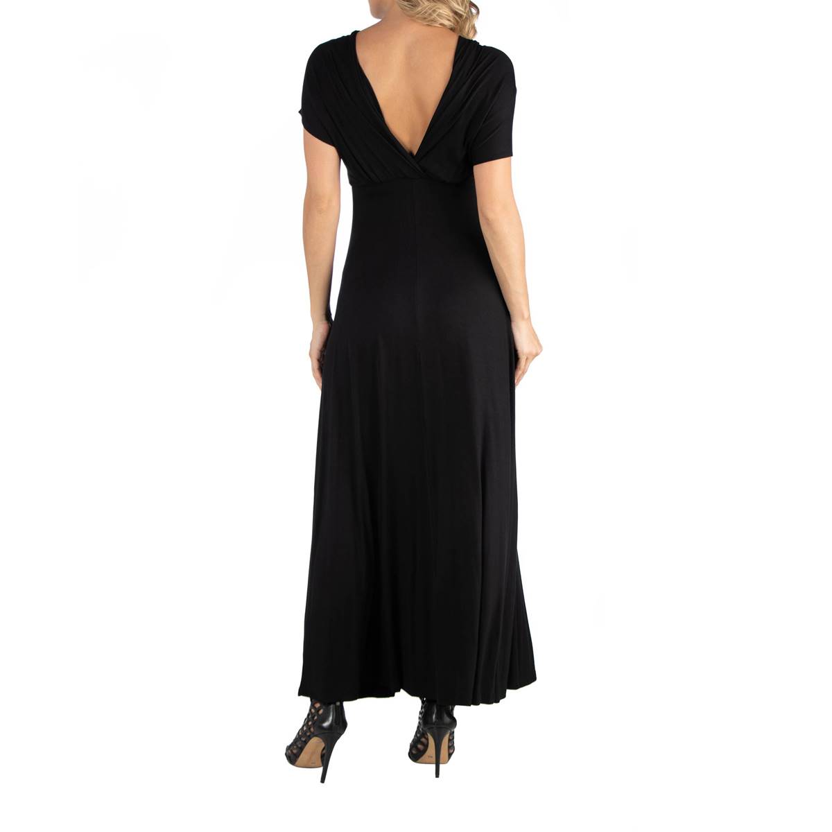 Womens 24/7 Comfort Apparel Maternity Maxi Dress