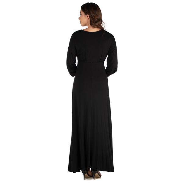 Womens 24/7 Comfort Apparel Long Sleeve Maternity Dress alternate view