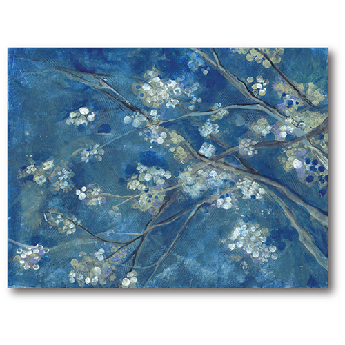 Courtside Market Navy Blossoming Branches Wall Art