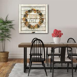 Courtside Market Welcome Fall Wall Art - 16x16 alternate view