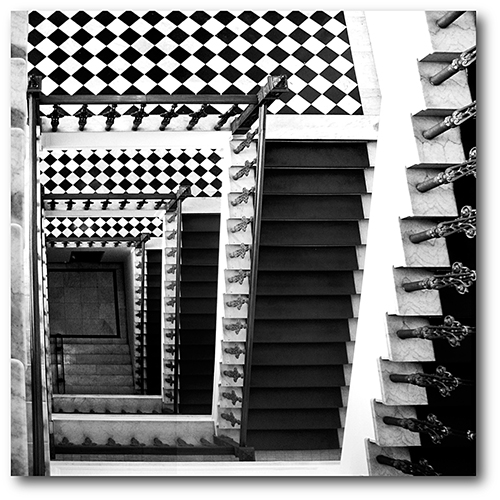 Courtside Market Staircase II Wall Art