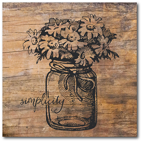 Courtside Market Simplicity Jar Wall Art